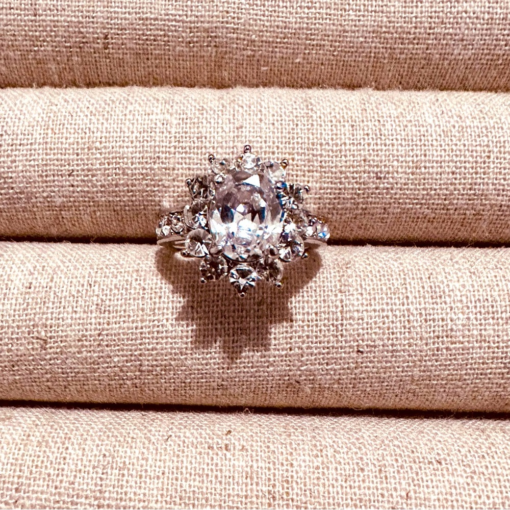 bp | Ring | Faux Flower Cocktail Ring | Coquette | Classic | Old Money